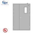 Steel anti fire door School Interior 45mm thickness Single Leaf Door design With UL Listed